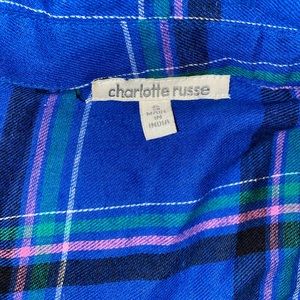 Charlotte Russe Long Sleeve button up. Size Small.